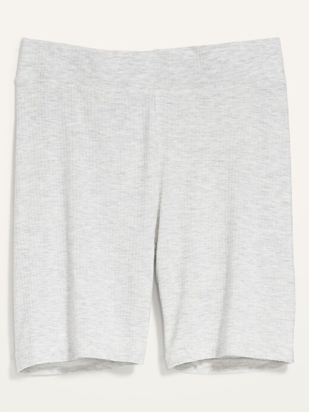 Old Navy | High Waisted Grey Ribbed Biker Shorts